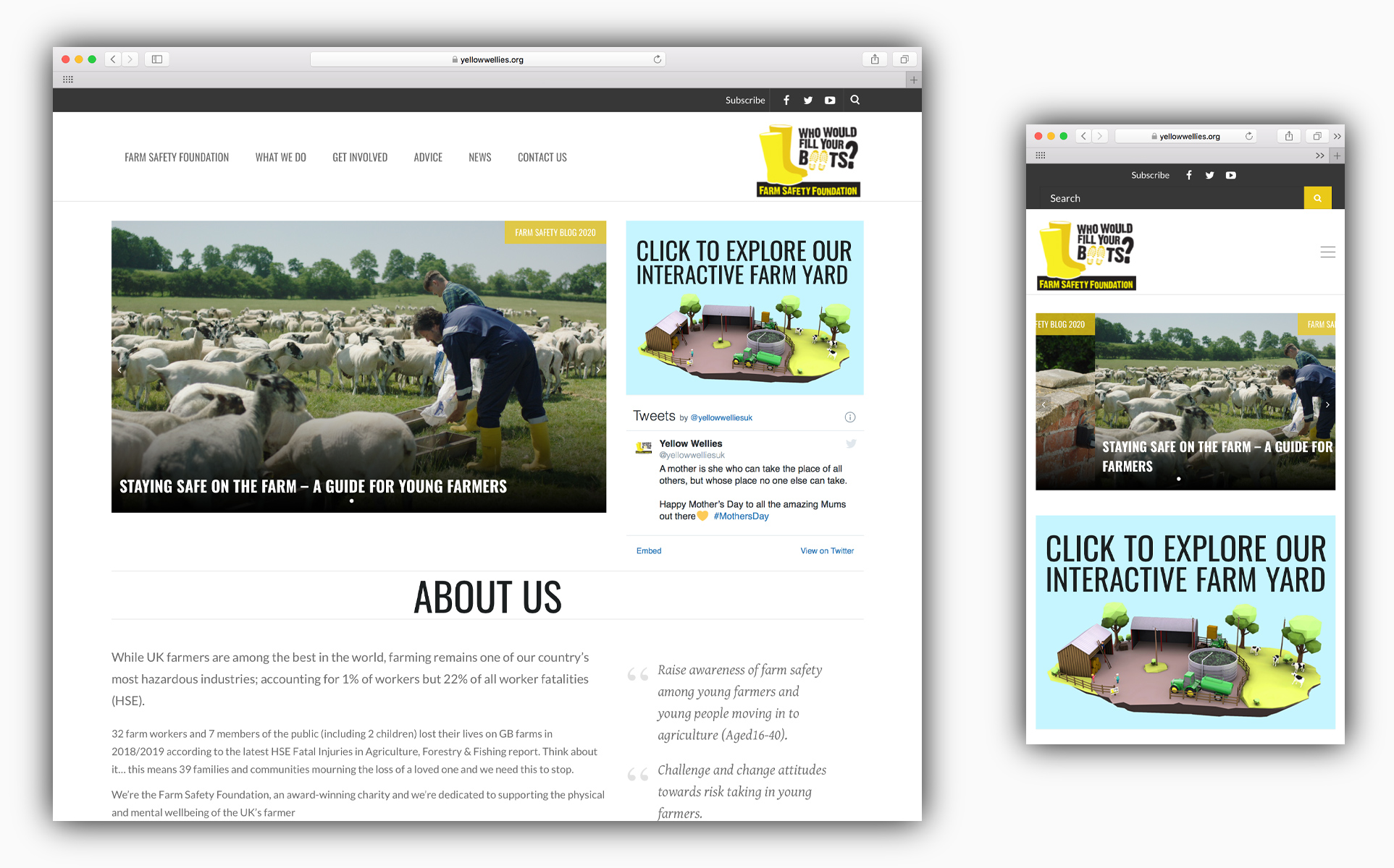Farm Safety Foundation Web Design